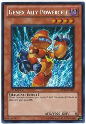 Genex Ally Powercell [HA04-EN002] Secret Rare - Trinity Hobby