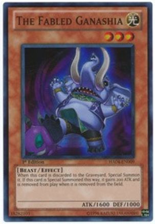The Fabled Ganashia [HA04-EN009] Super Rare - Trinity Hobby