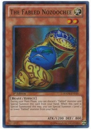 The Fabled Nozoochee [HA04-EN010] Super Rare - Trinity Hobby