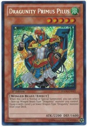 Dragunity Primus Pilus [HA04-EN012] Secret Rare - Trinity Hobby
