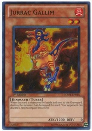 Jurrac Gallim [HA04-EN016] Super Rare - Trinity Hobby