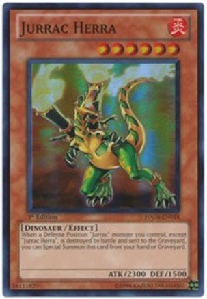 Jurrac Herra [HA04-EN018] Super Rare - Trinity Hobby