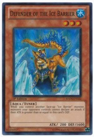 Defender of the Ice Barrier [HA04-EN022] Super Rare - Trinity Hobby