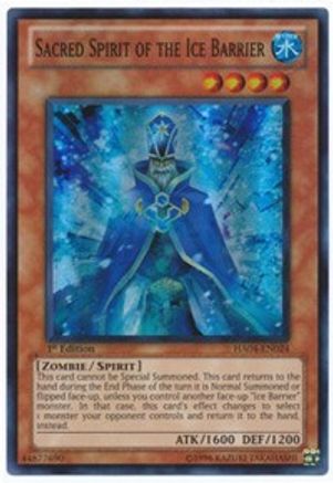 Sacred Spirit of the Ice Barrier [HA04-EN024] Super Rare - Trinity Hobby