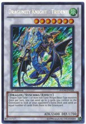 Dragunity Knight - Trident [HA04-EN028] Secret Rare - Trinity Hobby