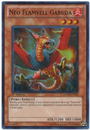 Neo Flamvell Garuda [HA04-EN034] Super Rare - Trinity Hobby