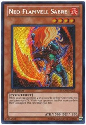 Neo Flamvell Sabre [HA04-EN035] Secret Rare - Trinity Hobby