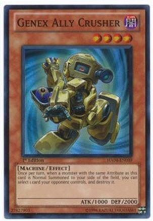 Genex Ally Crusher [HA04-EN039] Super Rare - Trinity Hobby
