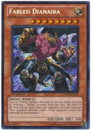 Fabled Dianaira [HA04-EN043] Secret Rare - Trinity Hobby
