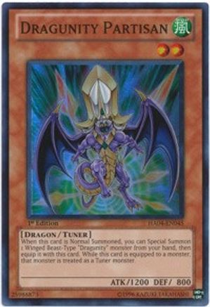 Dragunity Partisan [HA04-EN045] Super Rare - Trinity Hobby