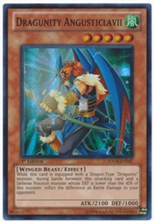 Dragunity Angusticlavii [HA04-EN047] Super Rare - Trinity Hobby