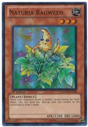Naturia Ragweed [HA04-EN050] Super Rare - Trinity Hobby