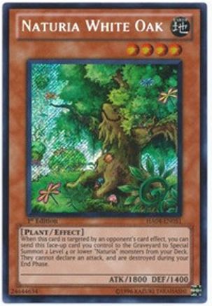 Naturia White Oak [HA04-EN051] Secret Rare - Trinity Hobby
