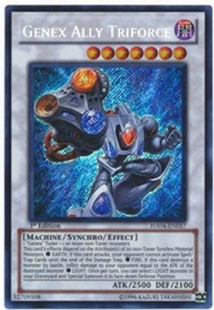 Genex Ally Triforce [HA04-EN057] Secret Rare - Trinity Hobby