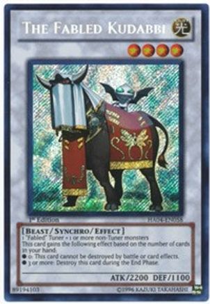 The Fabled Kudabbi [HA04-EN058] Secret Rare - Trinity Hobby