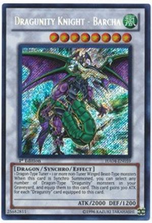 Dragunity Knight - Barcha [HA04-EN059] Secret Rare - Trinity Hobby