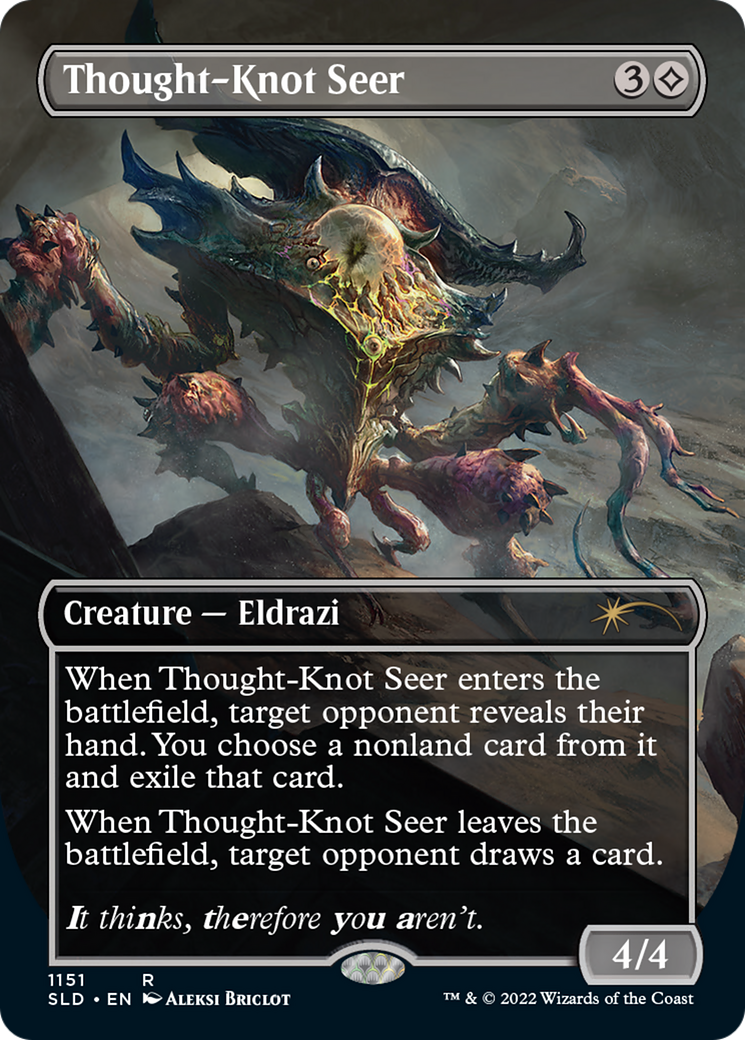 Thought-Knot Seer (1151) (Borderless) [Secret Lair Drop Series] - Trinity Hobby