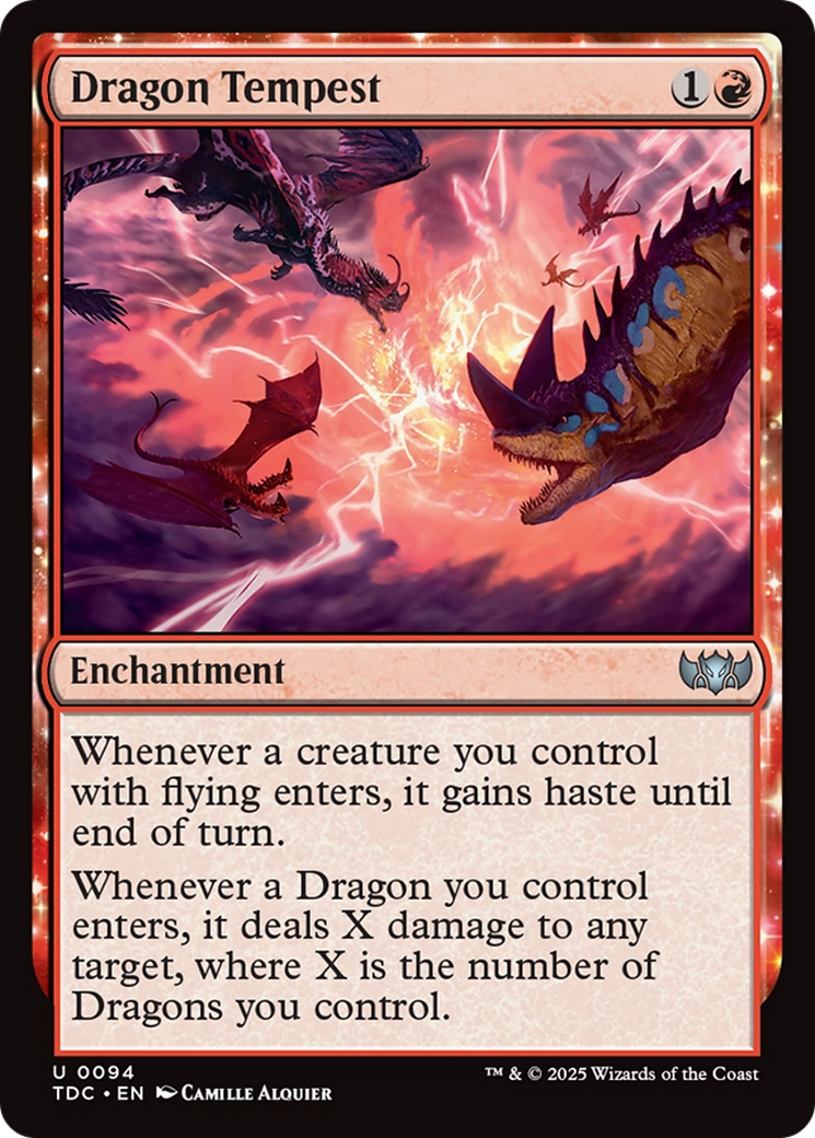 Dragon Tempest (TDC-094) - [Commander: Tarkir: Dragonstorm]