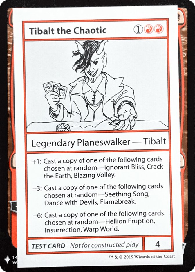 Tibalt the Chaotic [Mystery Booster Playtest Cards] - Trinity Hobby