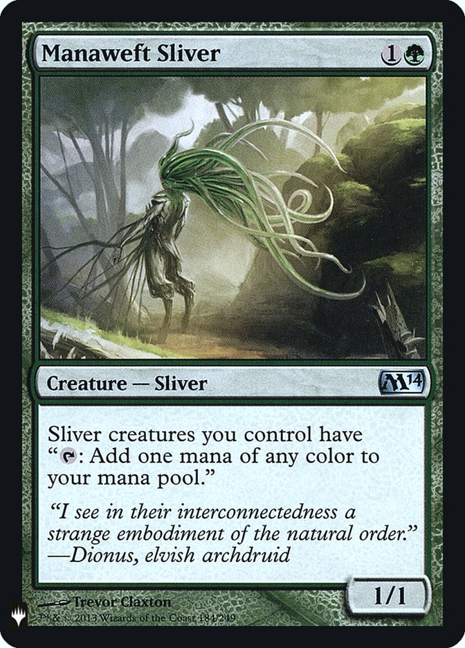 Manaweft Sliver [Mystery Booster] - Trinity Hobby