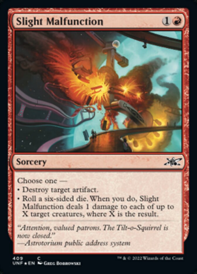 Slight Malfunction (Galaxy Foil) [Unfinity] - Trinity Hobby