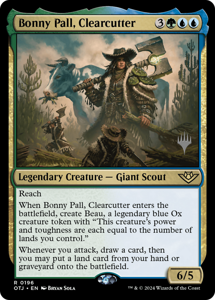 Bonny Pall, Clearcutter (Promo Pack) [Outlaws of Thunder Junction Promos] - Trinity Hobby