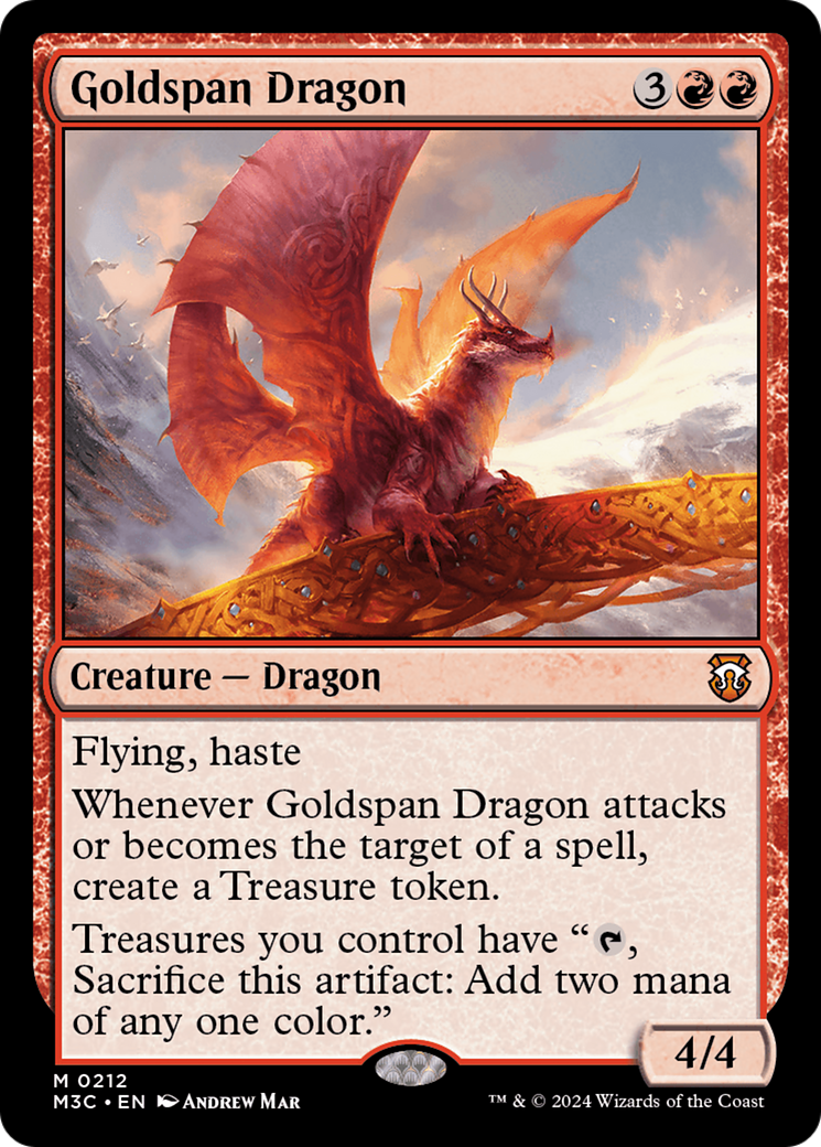 Goldspan Dragon [Modern Horizons 3 Commander] - Trinity Hobby