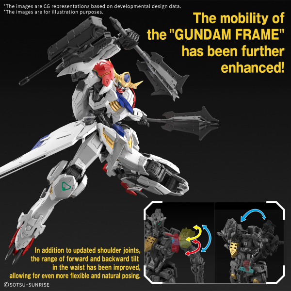 BANDAI HOBBY MG 1/100 GUNDAM BARBATOS LUPUS - Trinity Hobby
