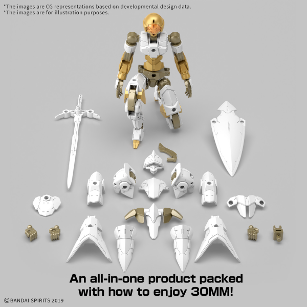 30MM 1/144 EXM-A9rk SPINATIO (ROYAL KNIGHT TYPE) - Trinity Hobby