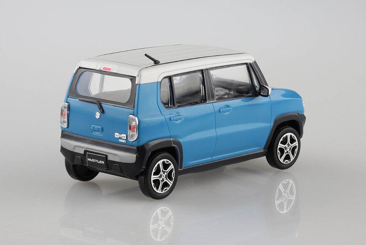 Aoshima 1/32 SNAP KIT #01-D Suzuki HUSTLER (SUMMER BLUE METALLIC) - Trinity Hobby