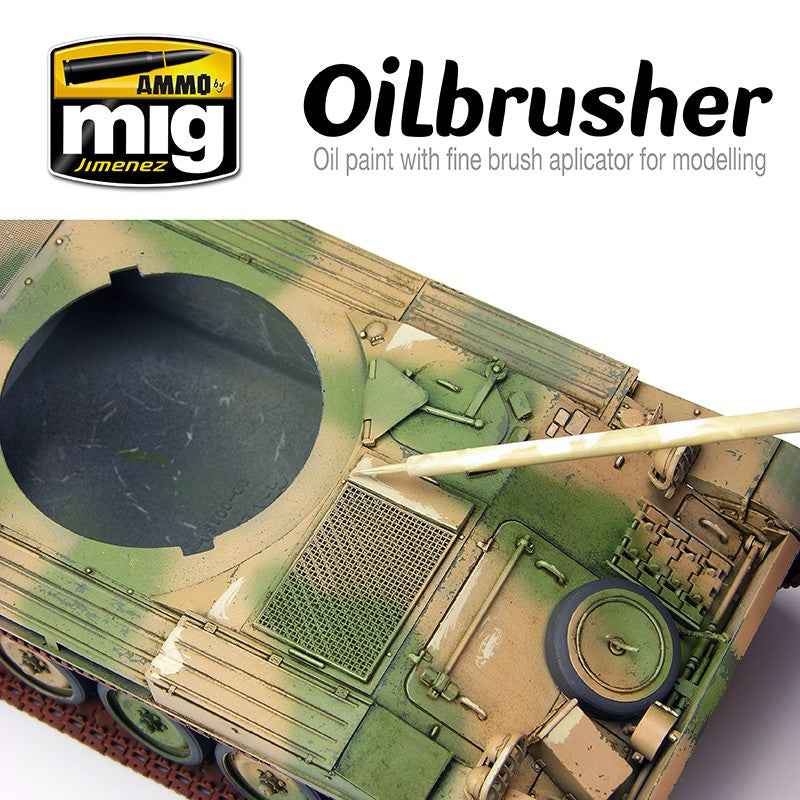 Ammo Mig Oilbrusher - White - Trinity Hobby