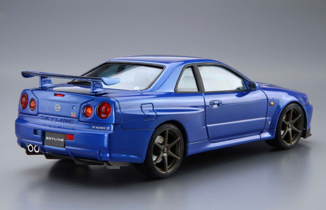 Aoshima 1/24 Nissan BNR34 Skyline GT-R V-spec '02 - Trinity Hobby