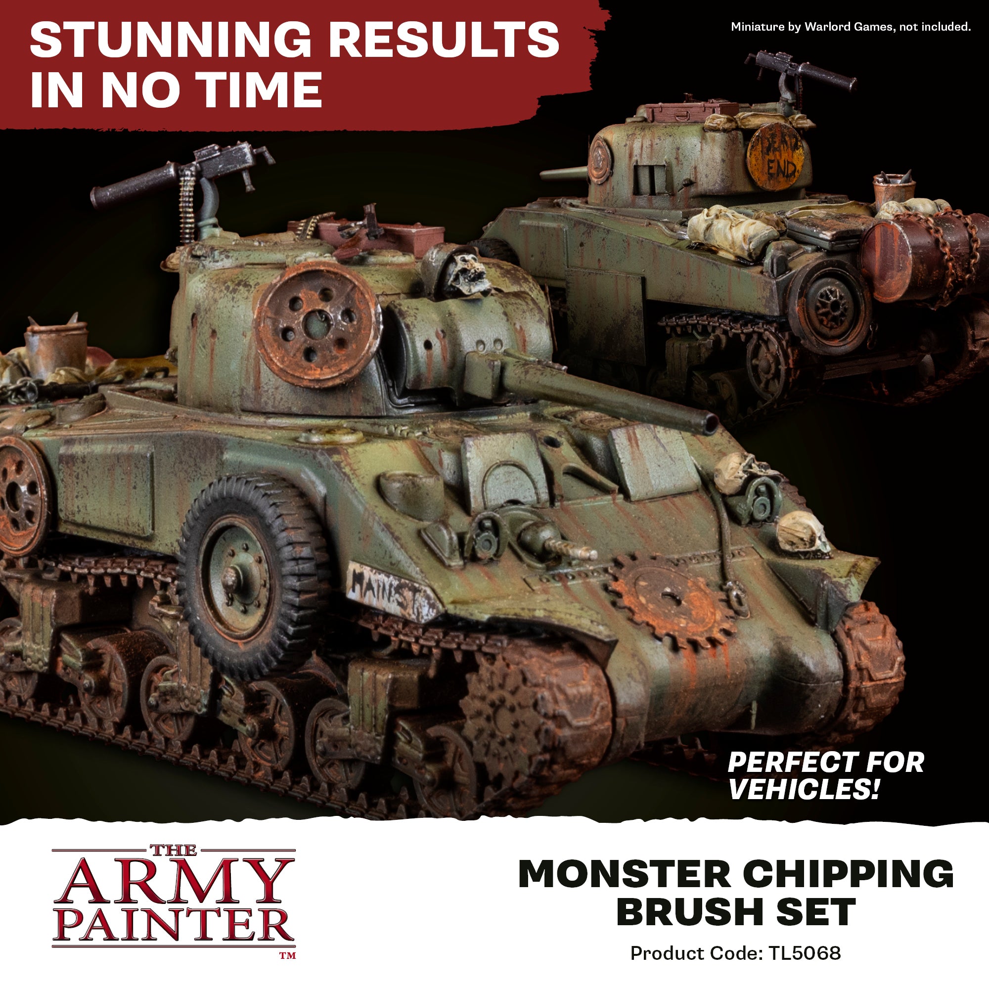 Army Painter Monster Chipping Brush Set - Trinity Hobby