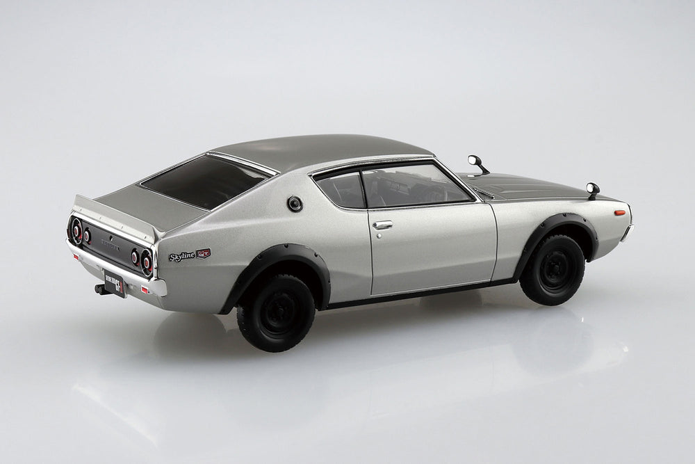 Aoshima 1/32 SNAP KIT #18-A Nissan C110 Skyline GT-R (Silver)