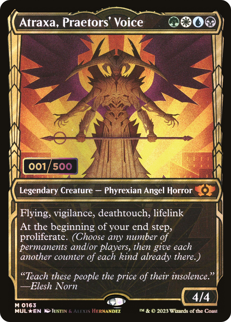 Atraxa, Praetors' Voice (Serialized) [Multiverse Legends] - Trinity Hobby