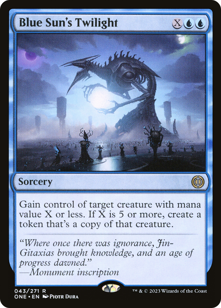 Blue Sun's Twilight [Phyrexia: All Will Be One] - Trinity Hobby