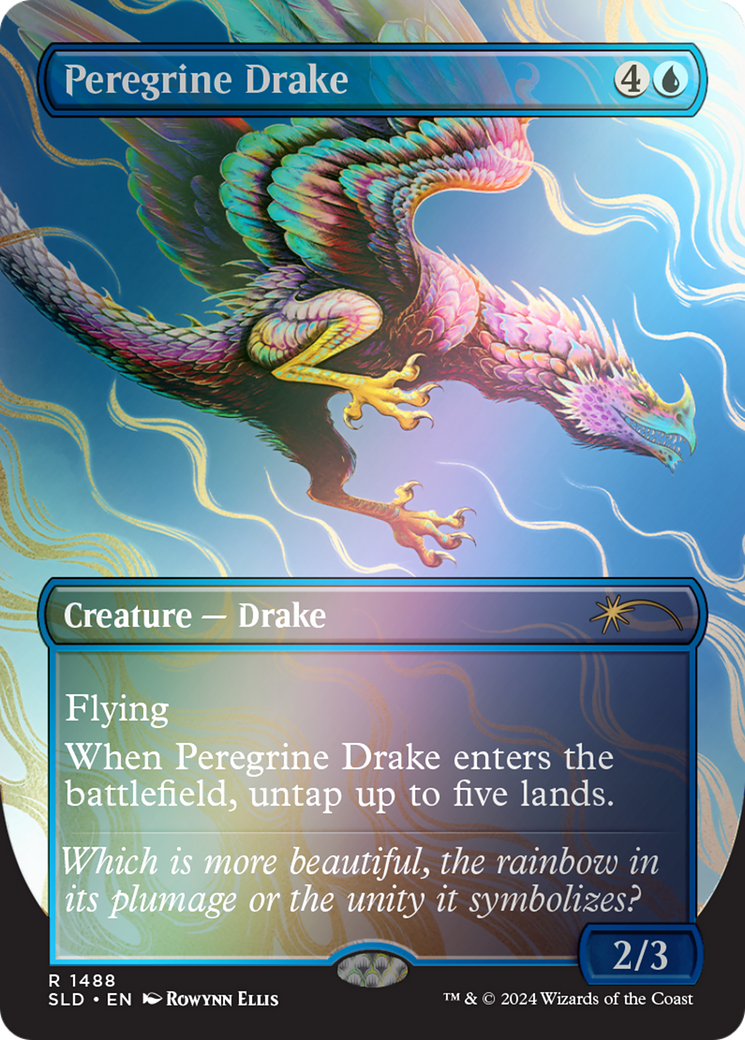 Peregrine Drake (Rainbow Foil) [Secret Lair Drop Series] - Trinity Hobby