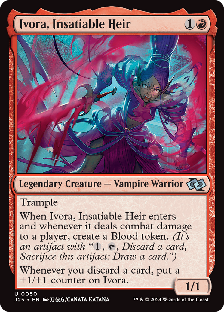 Ivora, Insatiable Heir (Anime) [Foundations Jumpstart] - Trinity Hobby