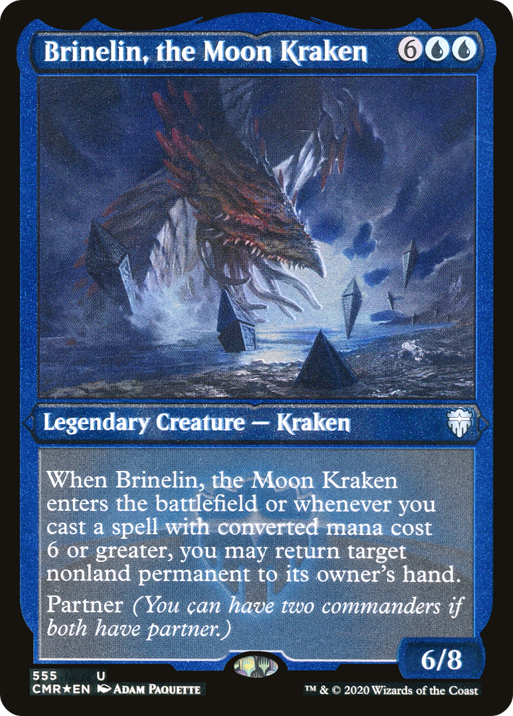 Brinelin, the Moon Kraken (Etched) [Commander Legends] - Trinity Hobby