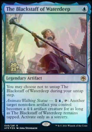 The Blackstaff of Waterdeep [Dungeons & Dragons: Adventures in the Forgotten Realms Prerelease Promos] - Trinity Hobby