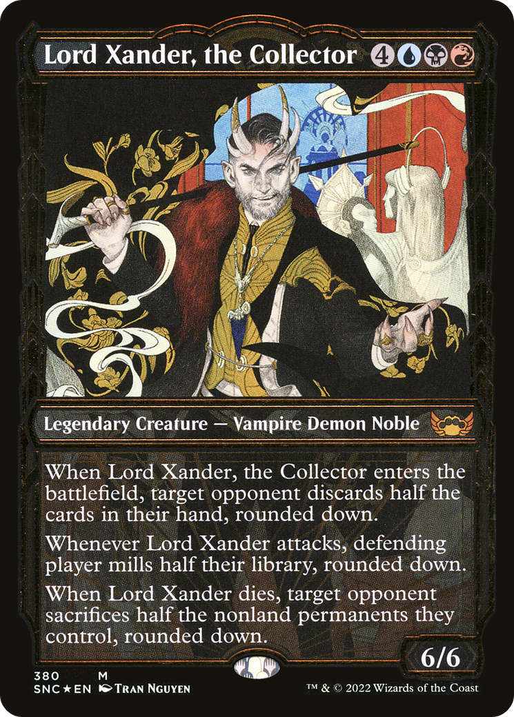 Lord Xander, le collectionneur (Vitrine de la feuille dorée de l'âge d'or) [Rues de New Capenna] 