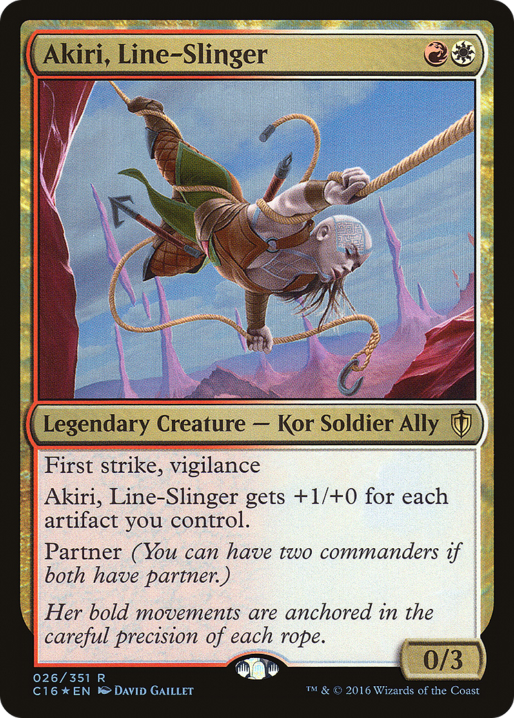 Akiri, Line-Slinger [Commander 2016] - Trinity Hobby