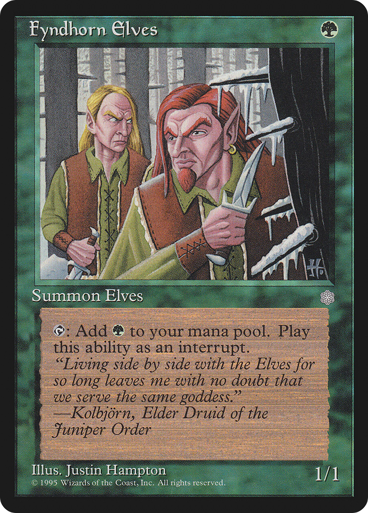 Elfes Fyndhorn [L'ère glaciaire] 