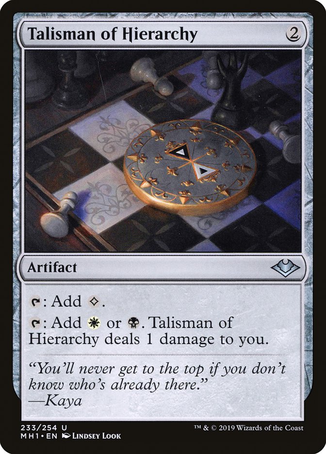 Talisman of Hierarchy [Modern Horizons] - Trinity Hobby