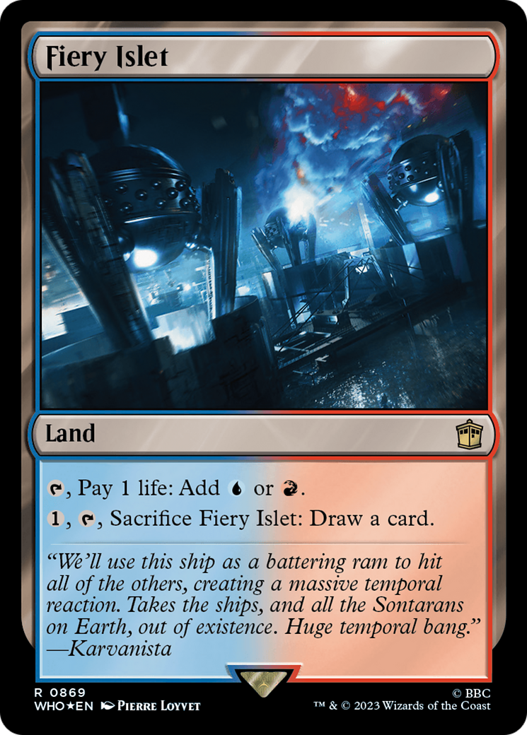 Fiery Islet (Surge Foil) [Doctor Who] - Trinity Hobby
