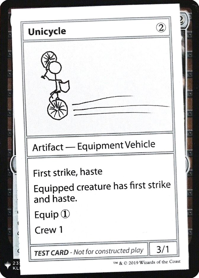 Unicycle [Mystery Booster Playtest Cards] - Trinity Hobby