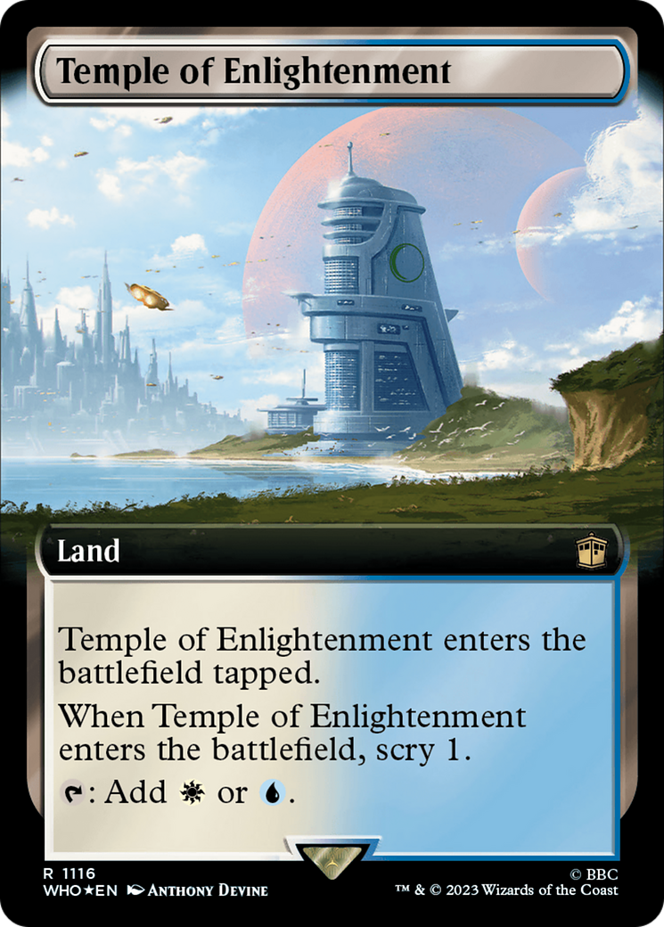 Temple of Enlightenment (Extended Art) (Surge Foil) [Doctor Who] - Trinity Hobby