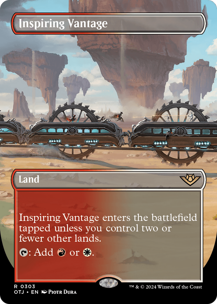 Inspiring Vantage (Borderless) [Outlaws of Thunder Junction] - Trinity Hobby