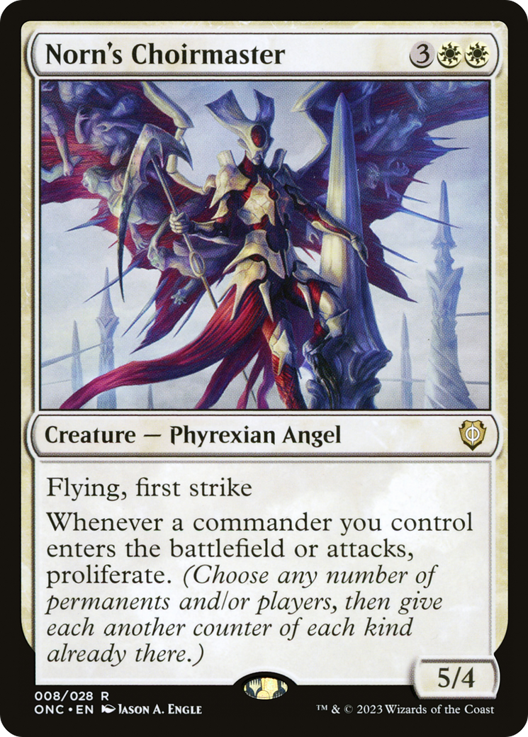 Norn's Choirmaster [Phyrexia: All Will Be One Commander] - Trinity Hobby