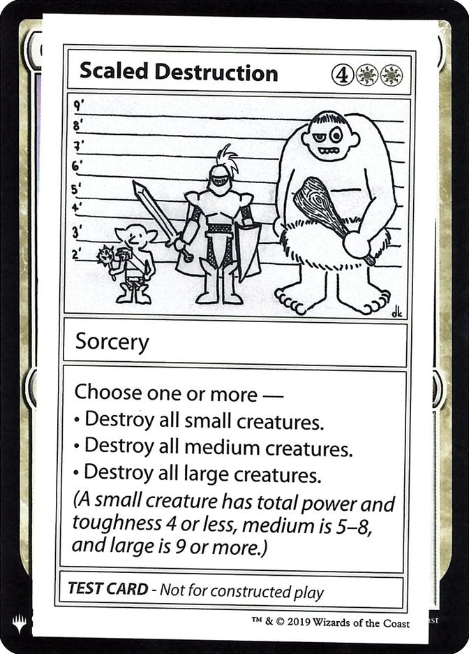 Scaled Destruction [Mystery Booster Playtest Cards] - Trinity Hobby